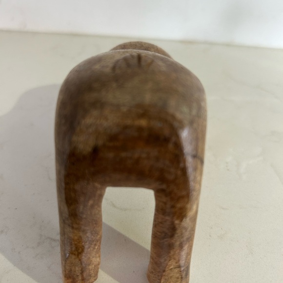 Handcrafted Wooden Rabbit Sculpture / Phone holder - Picture 7 of 8